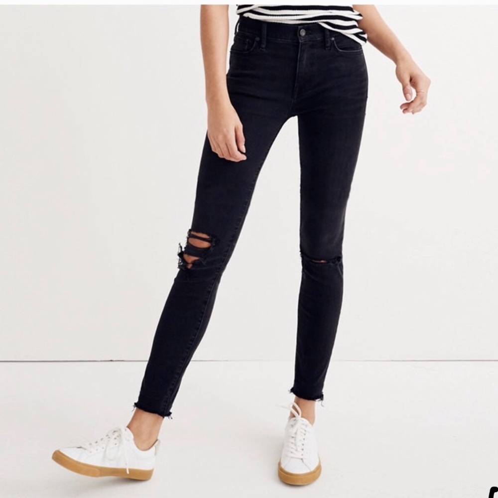 Madewell Skinny Skinny High Riser Black